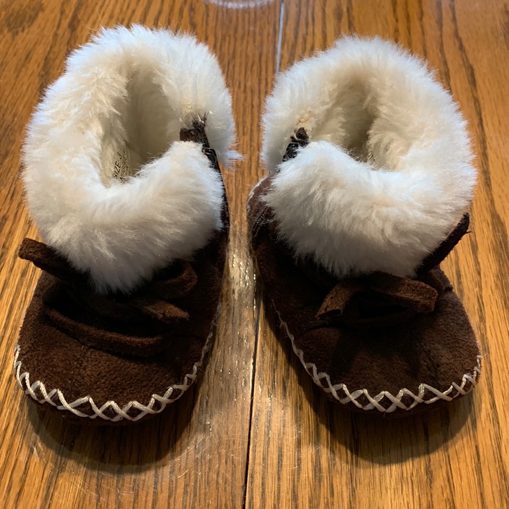 Brown Baby Snuggle Bootie